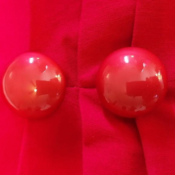 Collectif London NWOT Red Vintage Style Retro Pin Up Short Sleeve Top 14 - Picture 4 of 8